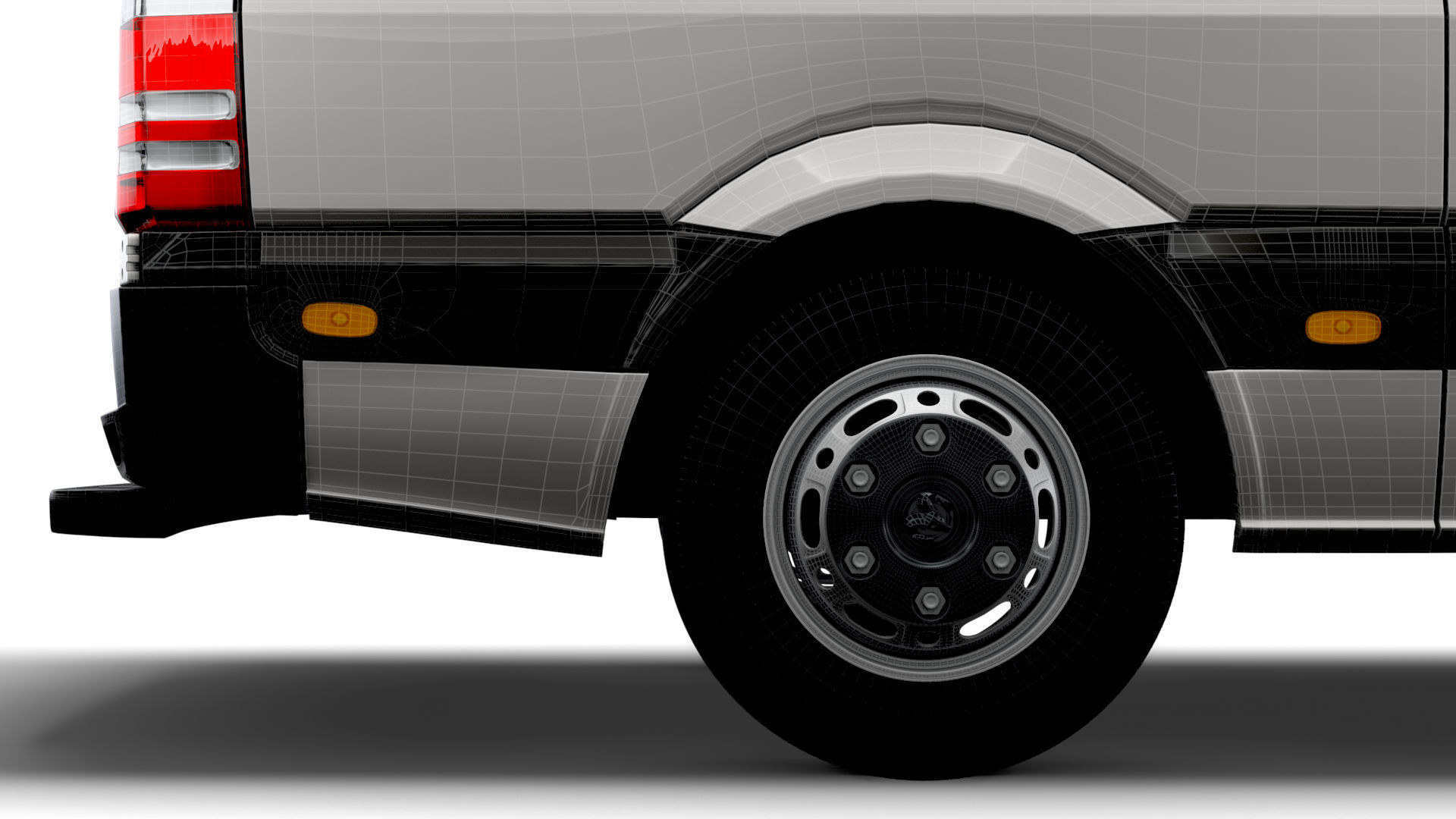 Dodge Sprinter Van L2H2 2009 3D model_21