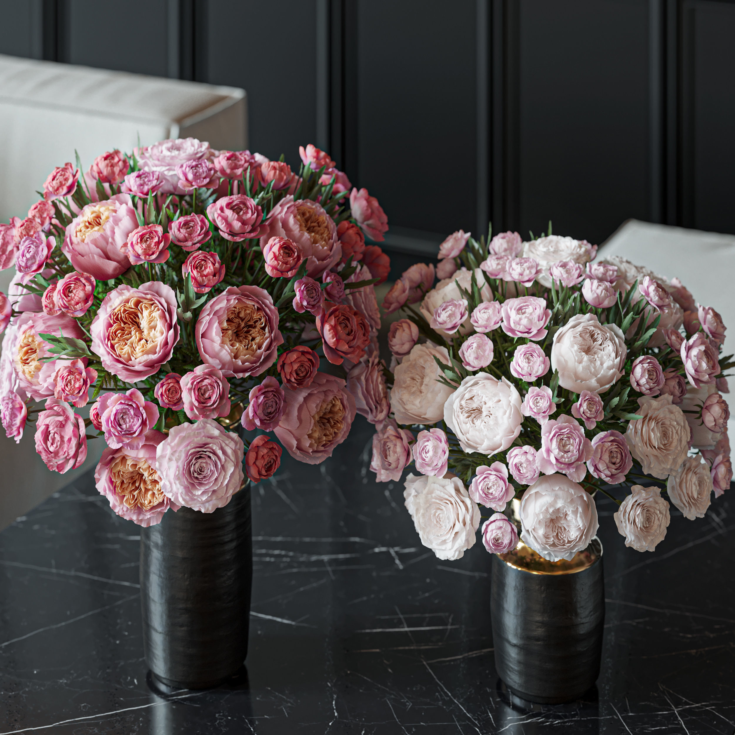 Flower Set 034 3D model_1