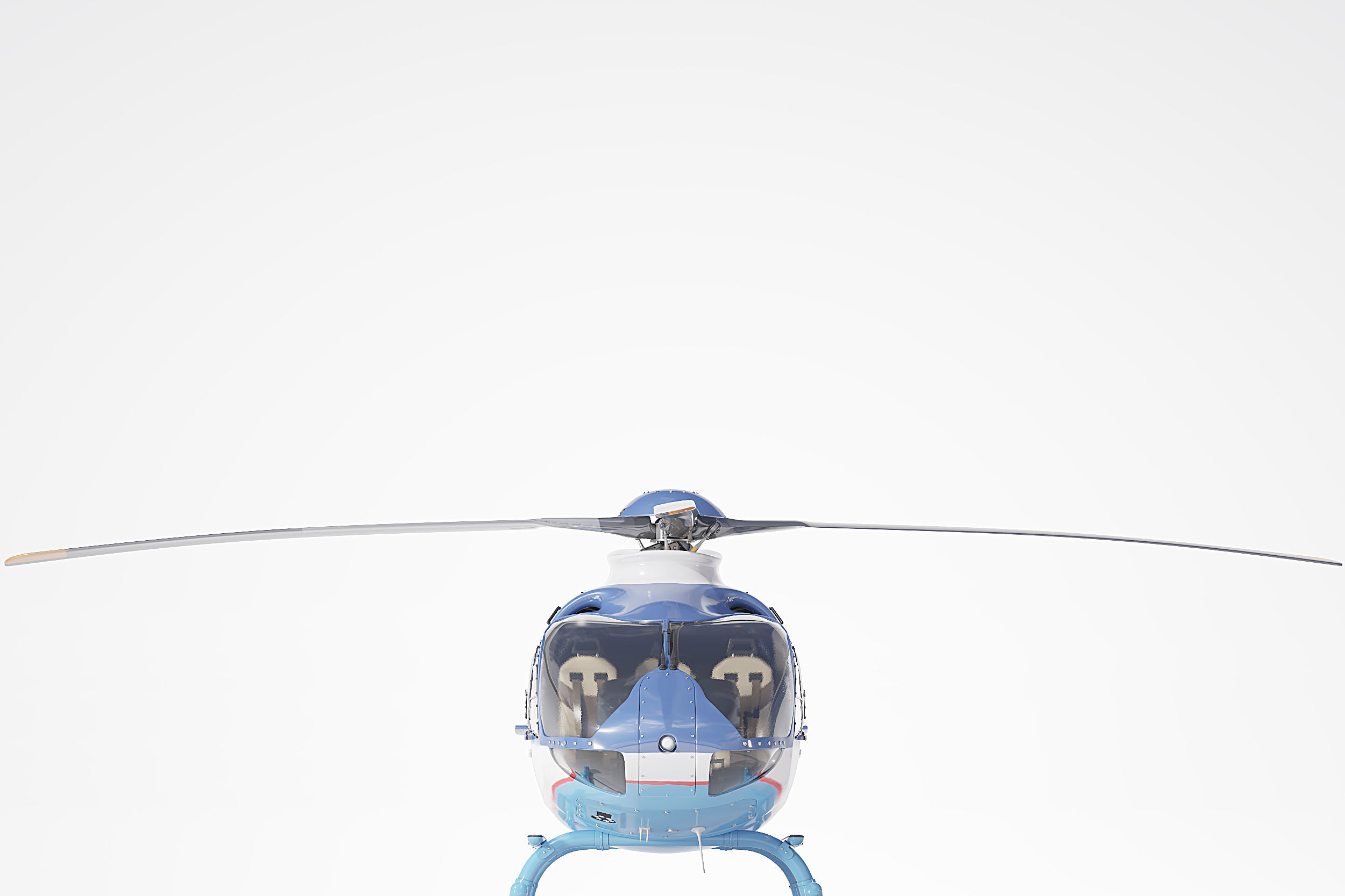 Airbus Helicopter H135 Civil 3D model_5