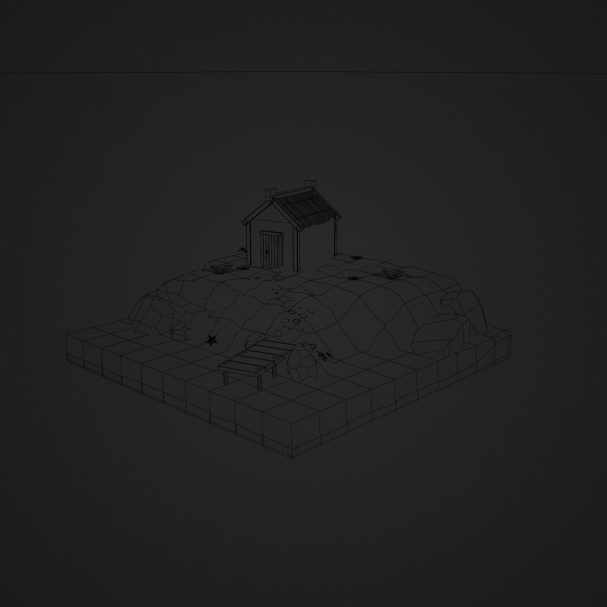 luxury ilend PBR low-poly game ready Low-poly 3D model 3D model_9