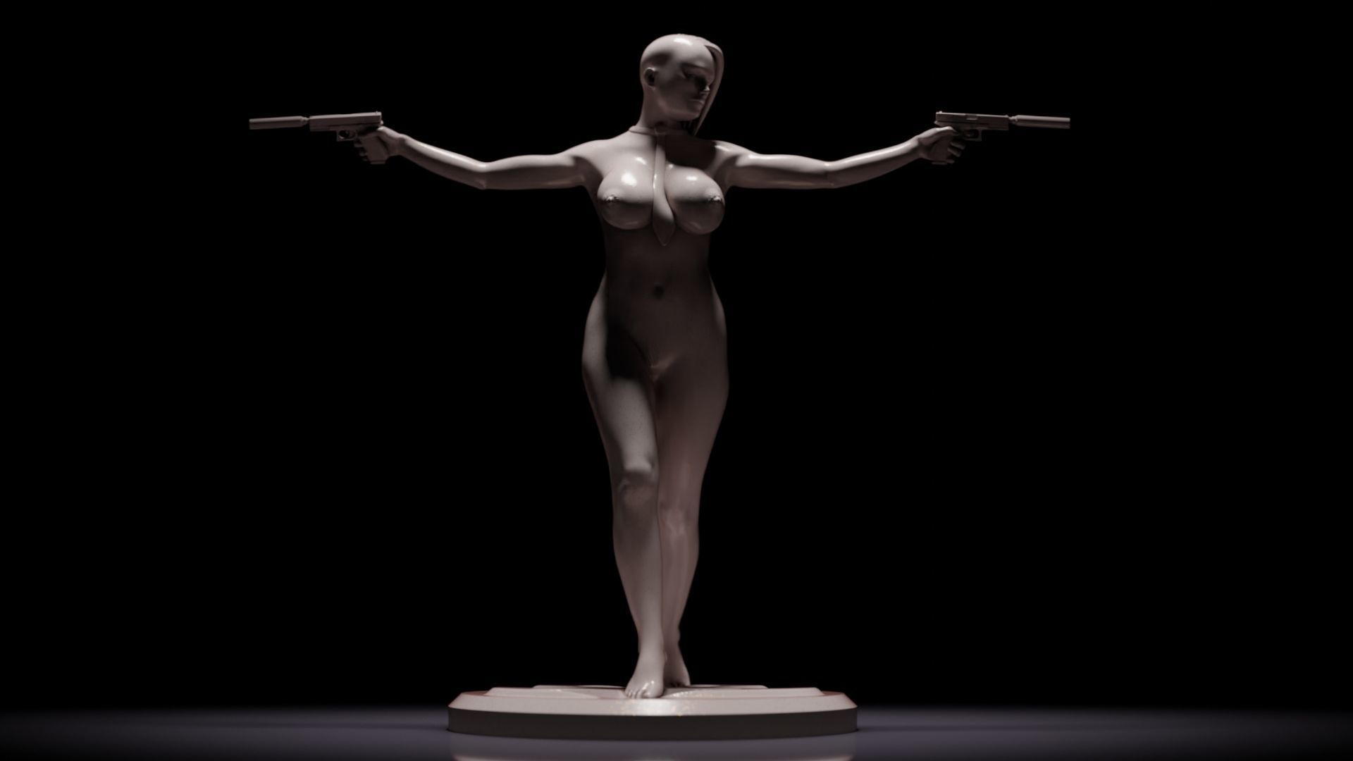 Hitman - Sexy Agent 47 3D print model_34