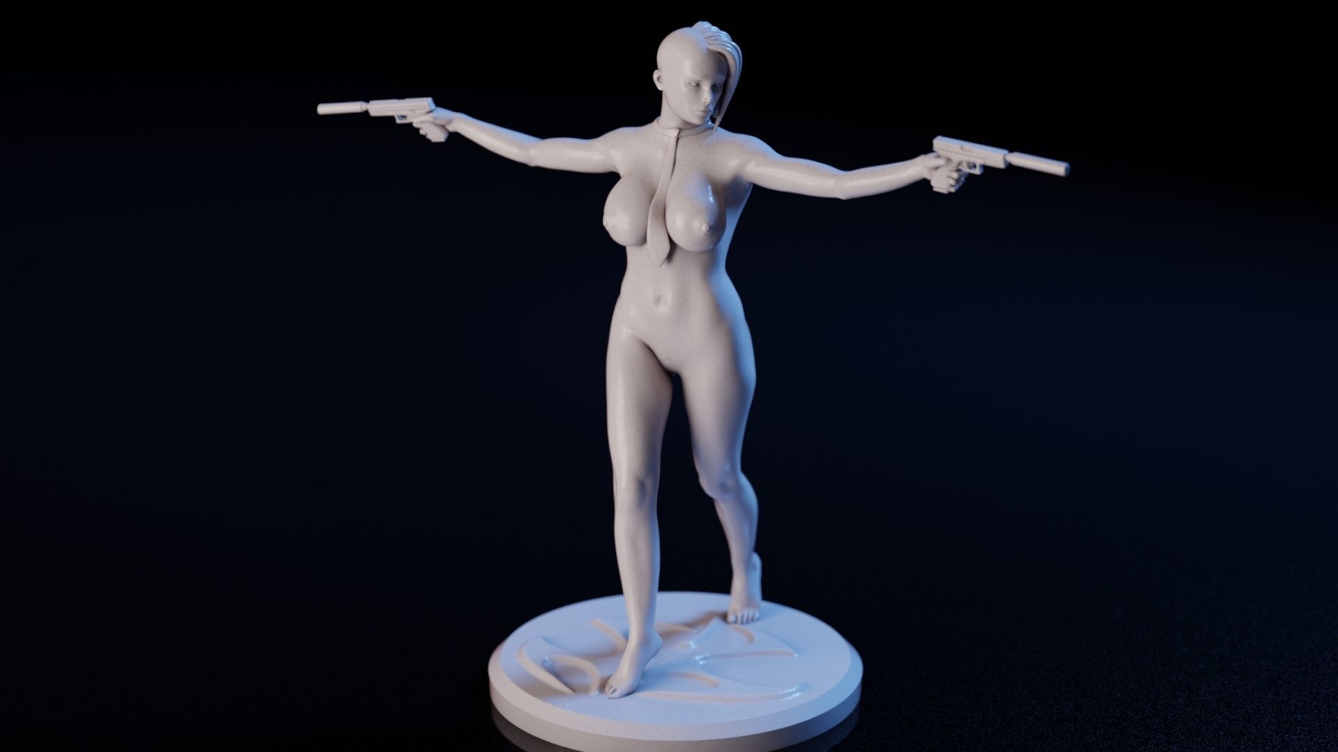 Hitman - Sexy Agent 47 3D print model_8