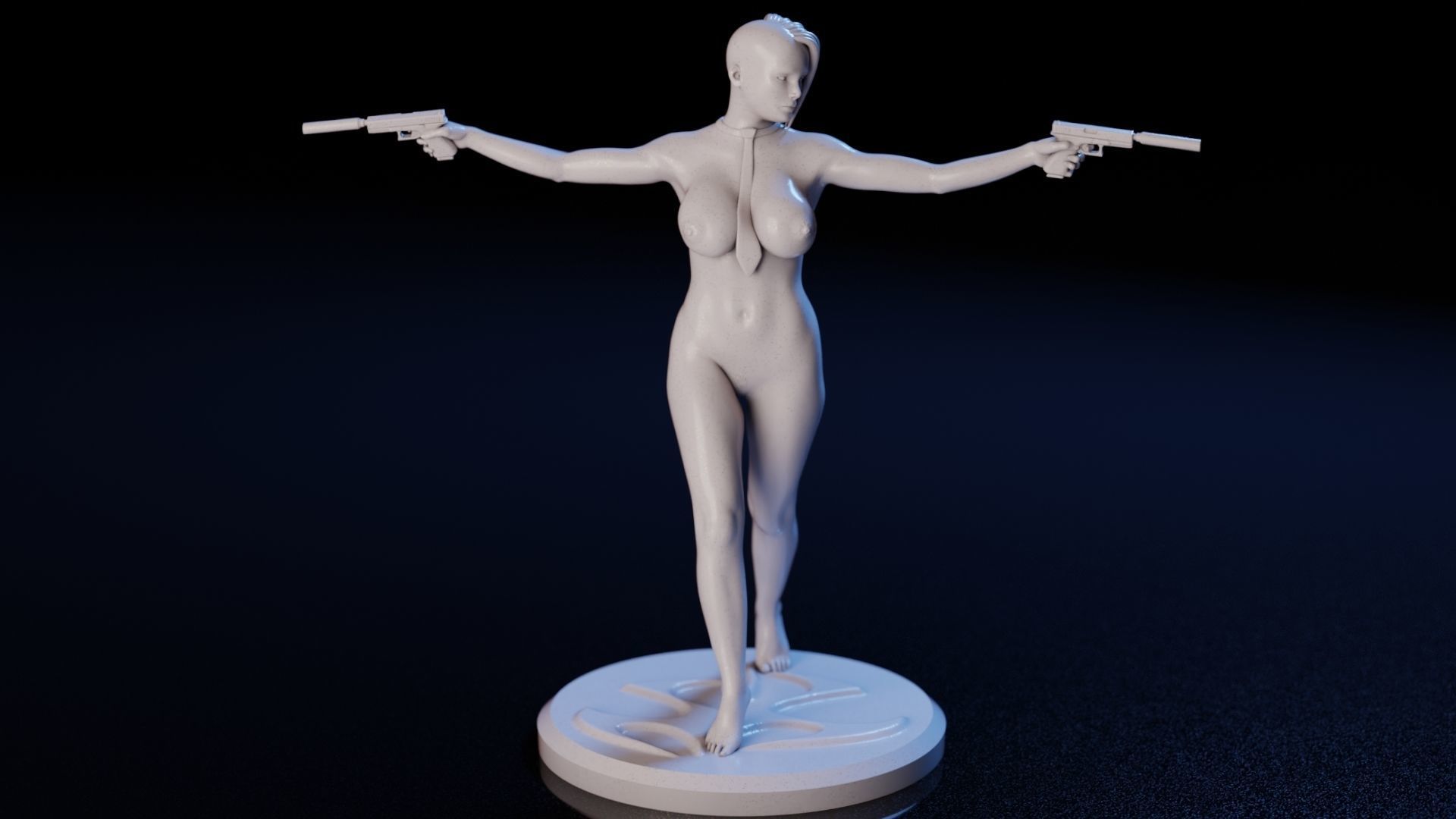 Hitman - Sexy Agent 47 3D print model_10