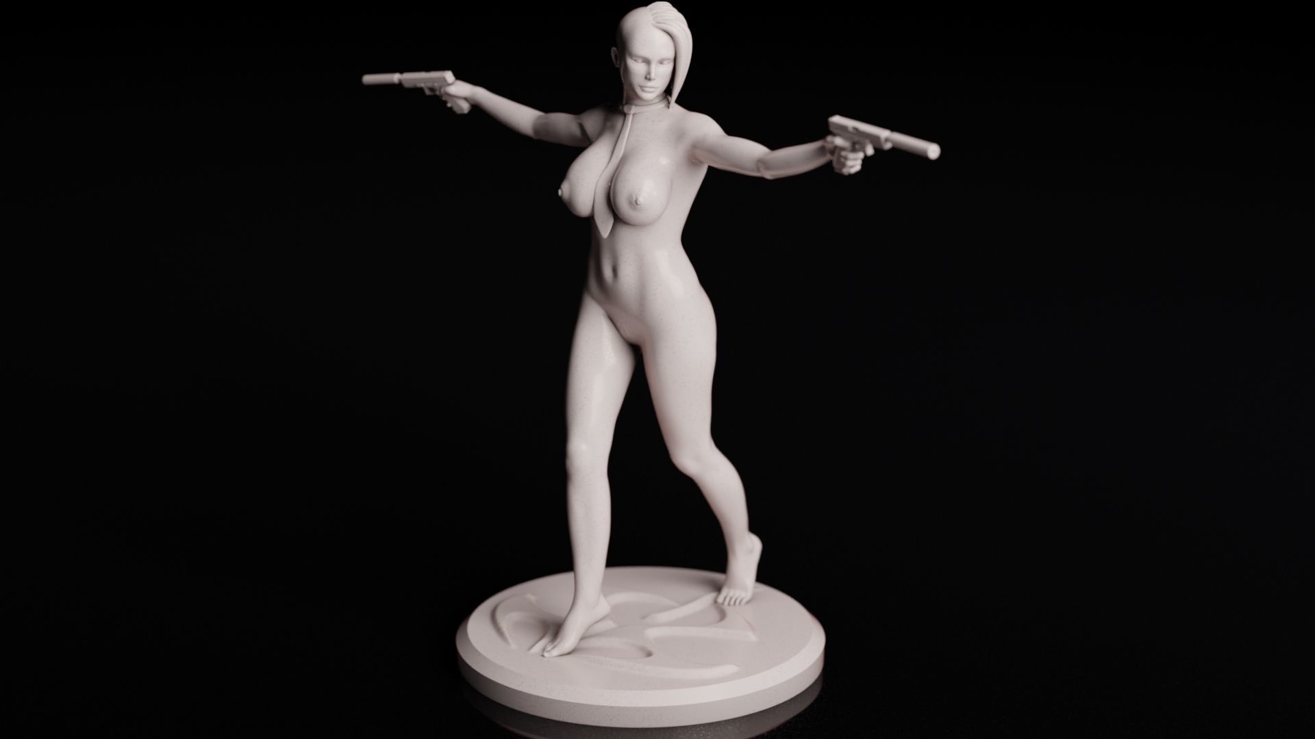 Hitman - Sexy Agent 47 3D print model_6