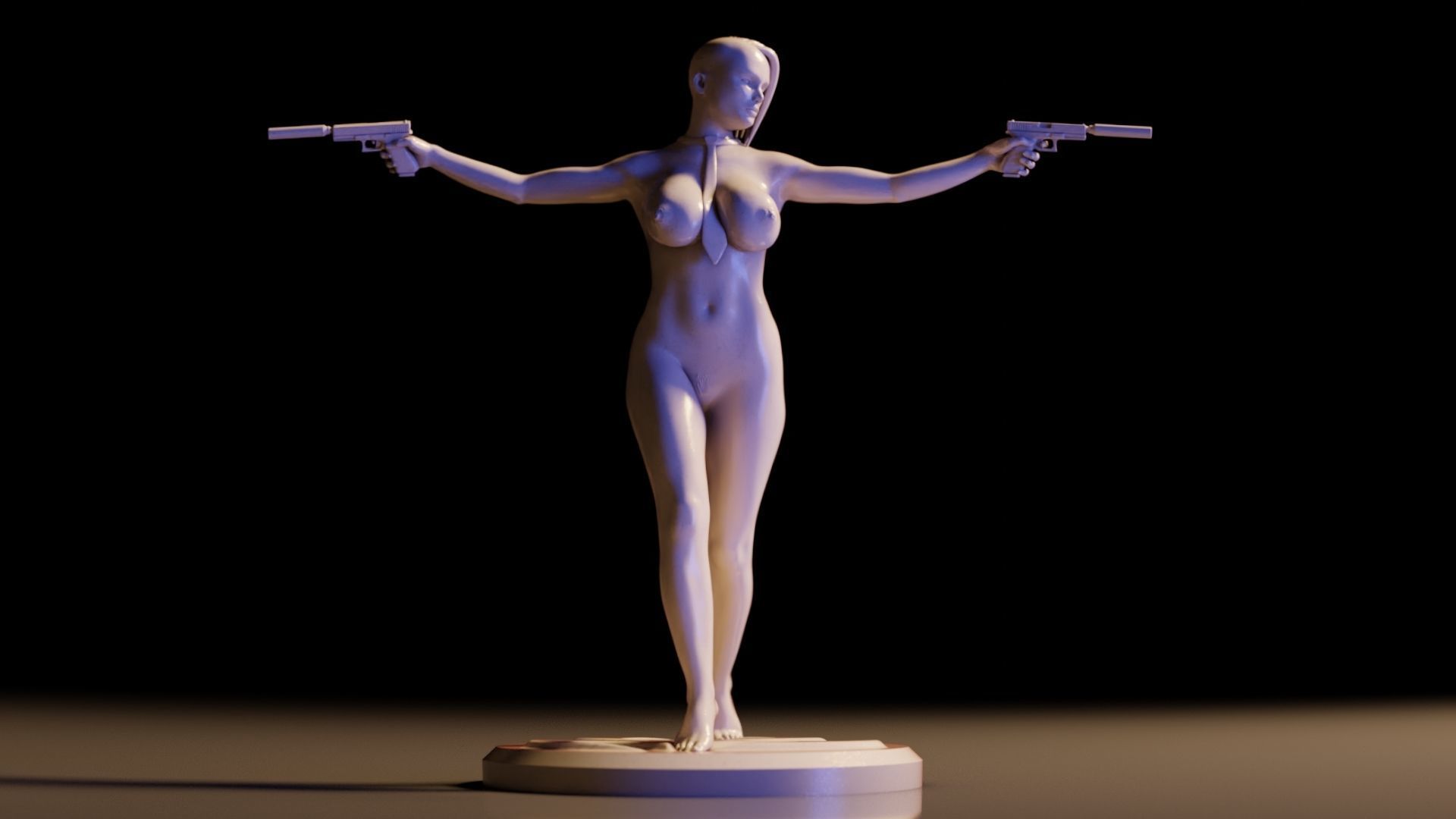 Hitman - Sexy Agent 47 3D print model_9
