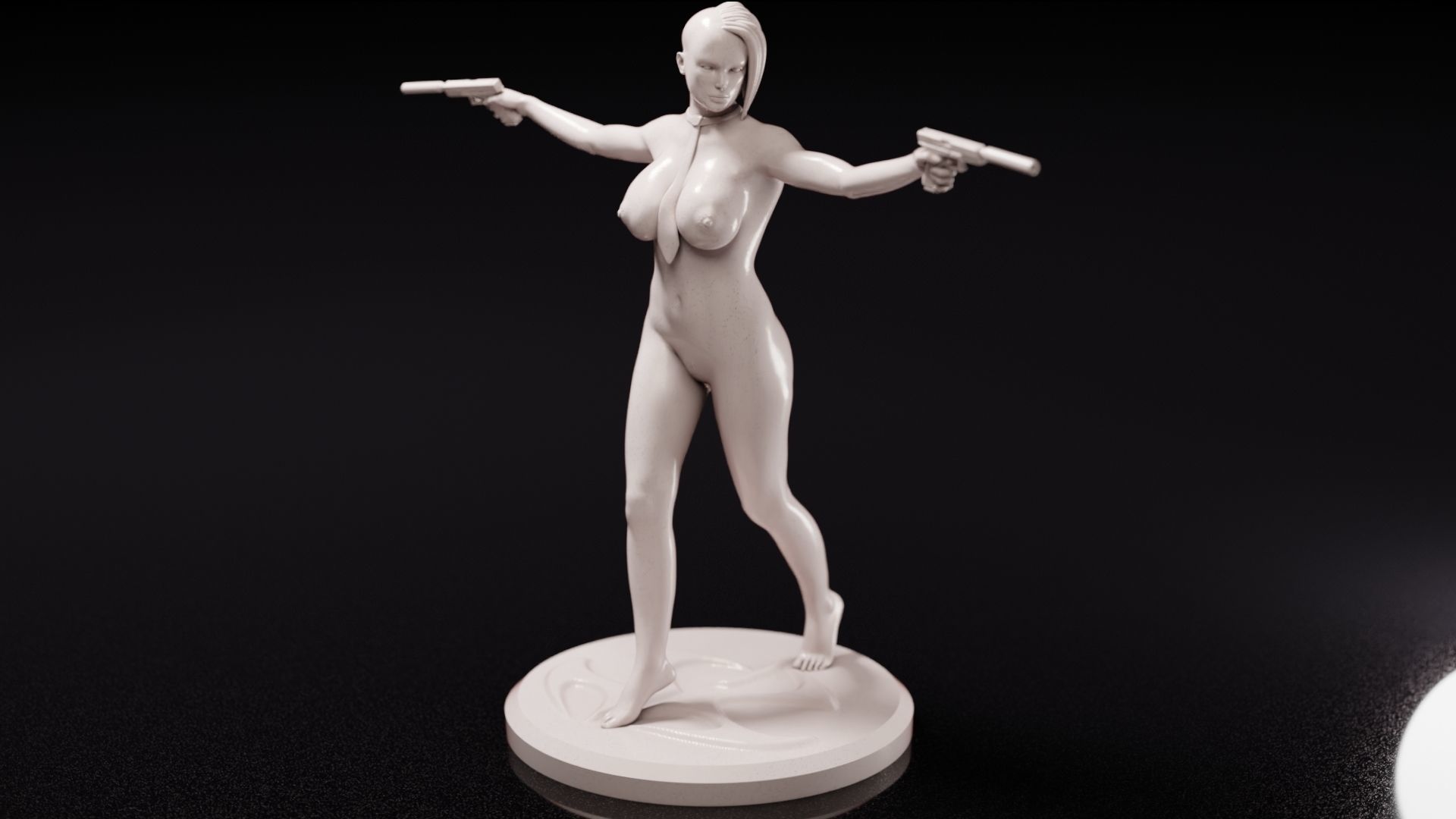Hitman - Sexy Agent 47 3D print model_3