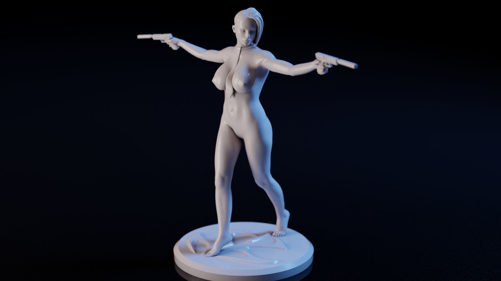 Hitman - Sexy Agent 47 3D print model_7