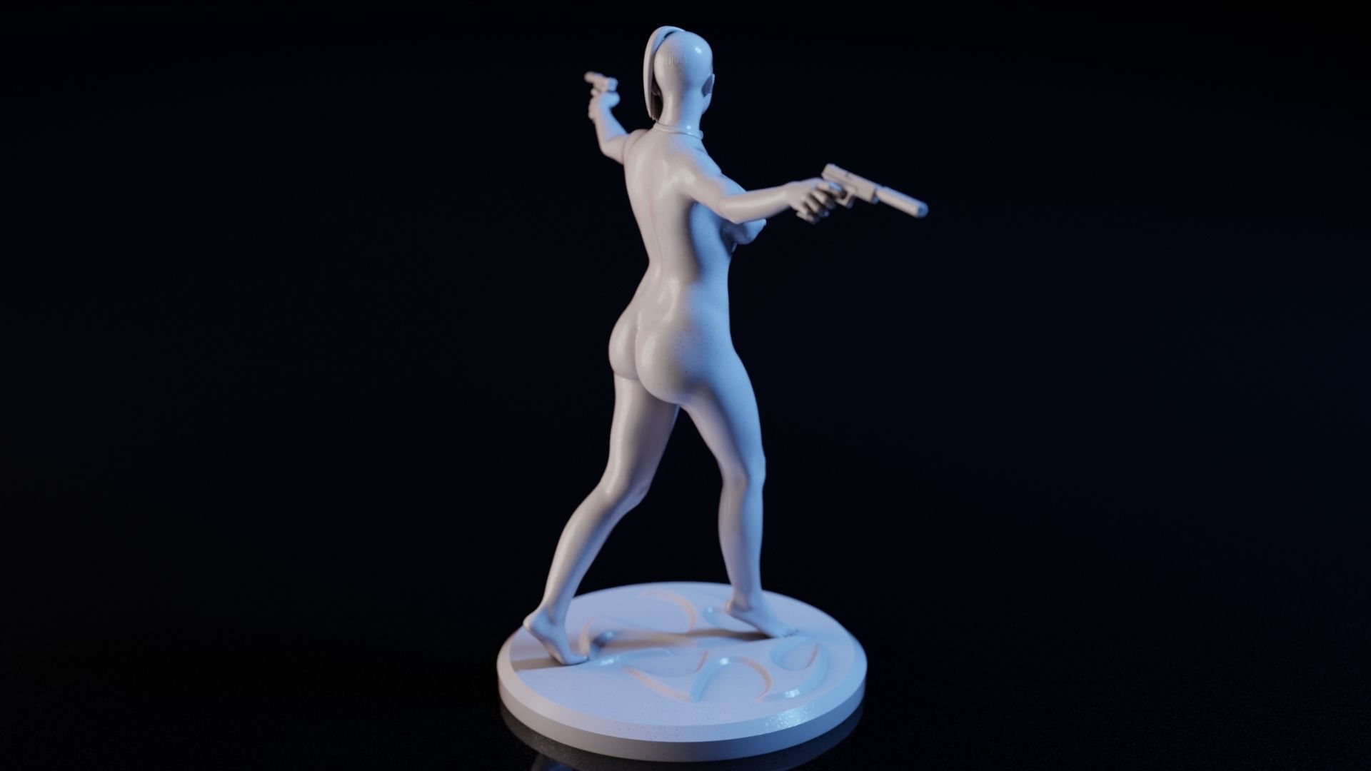 Hitman - Sexy Agent 47 3D print model_2