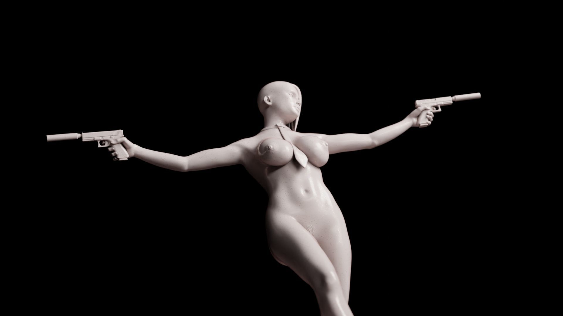 Hitman - Sexy Agent 47 3D print model_46