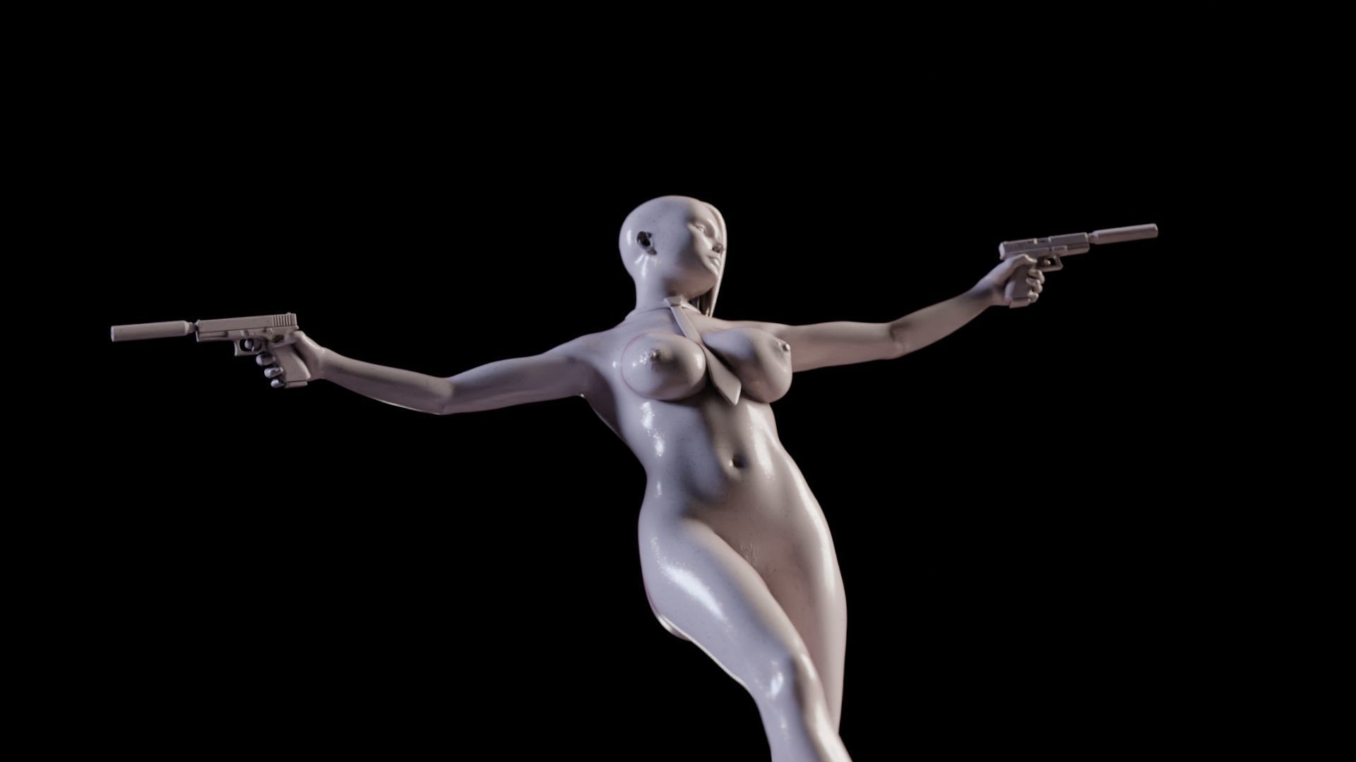 Hitman - Sexy Agent 47 3D print model_44