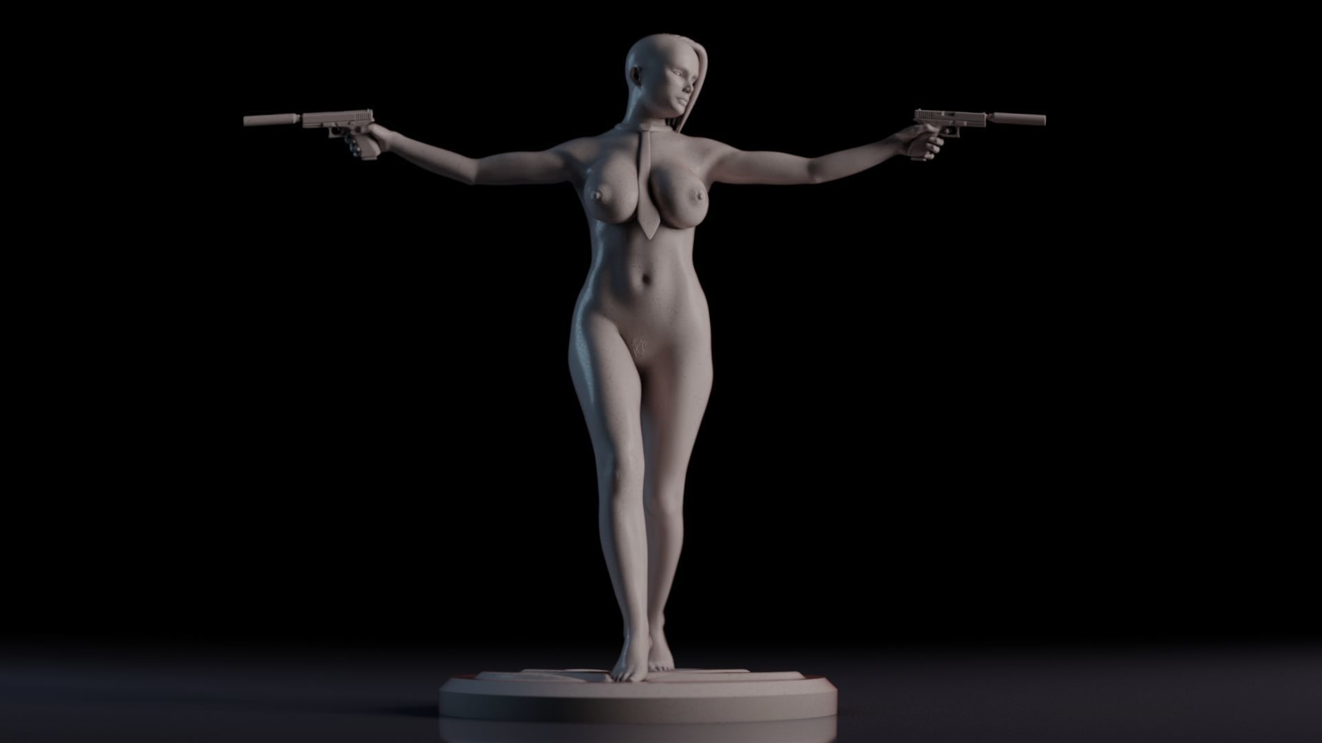 Hitman - Sexy Agent 47 3D print model_24