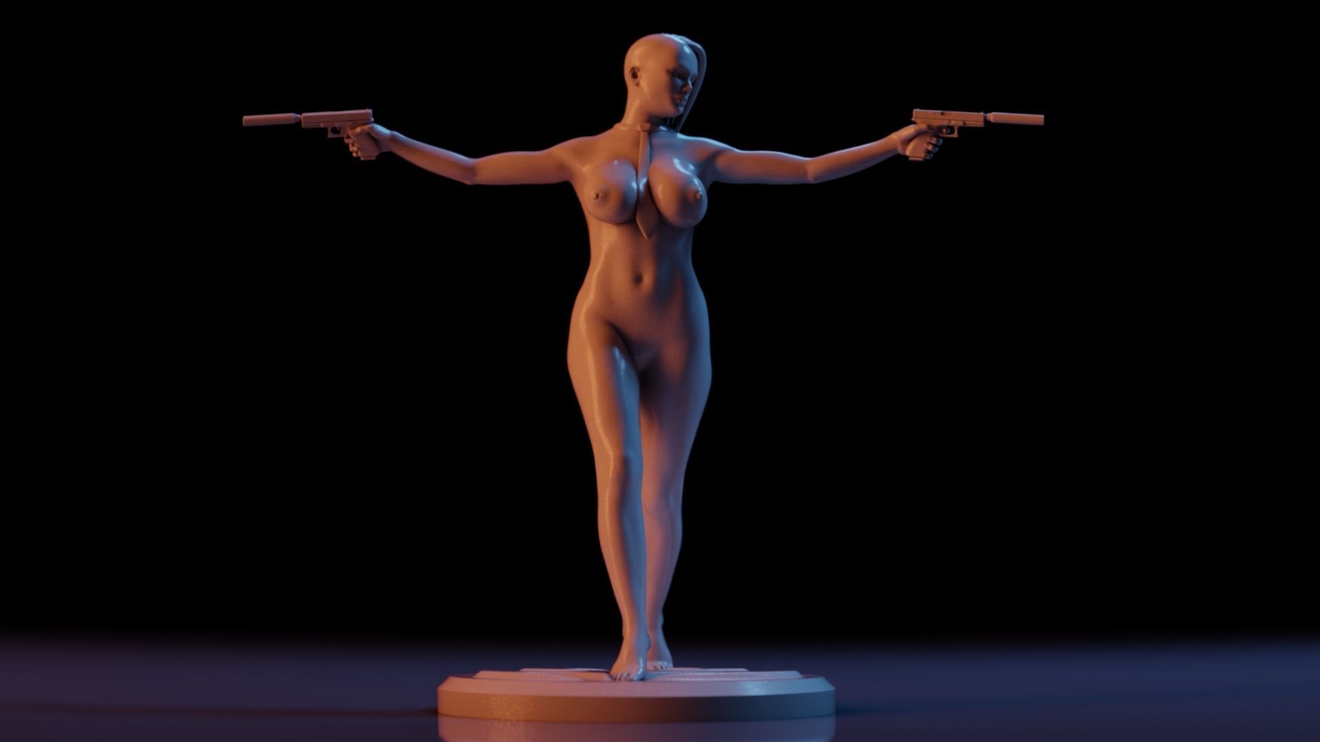 Hitman - Sexy Agent 47 3D print model_32