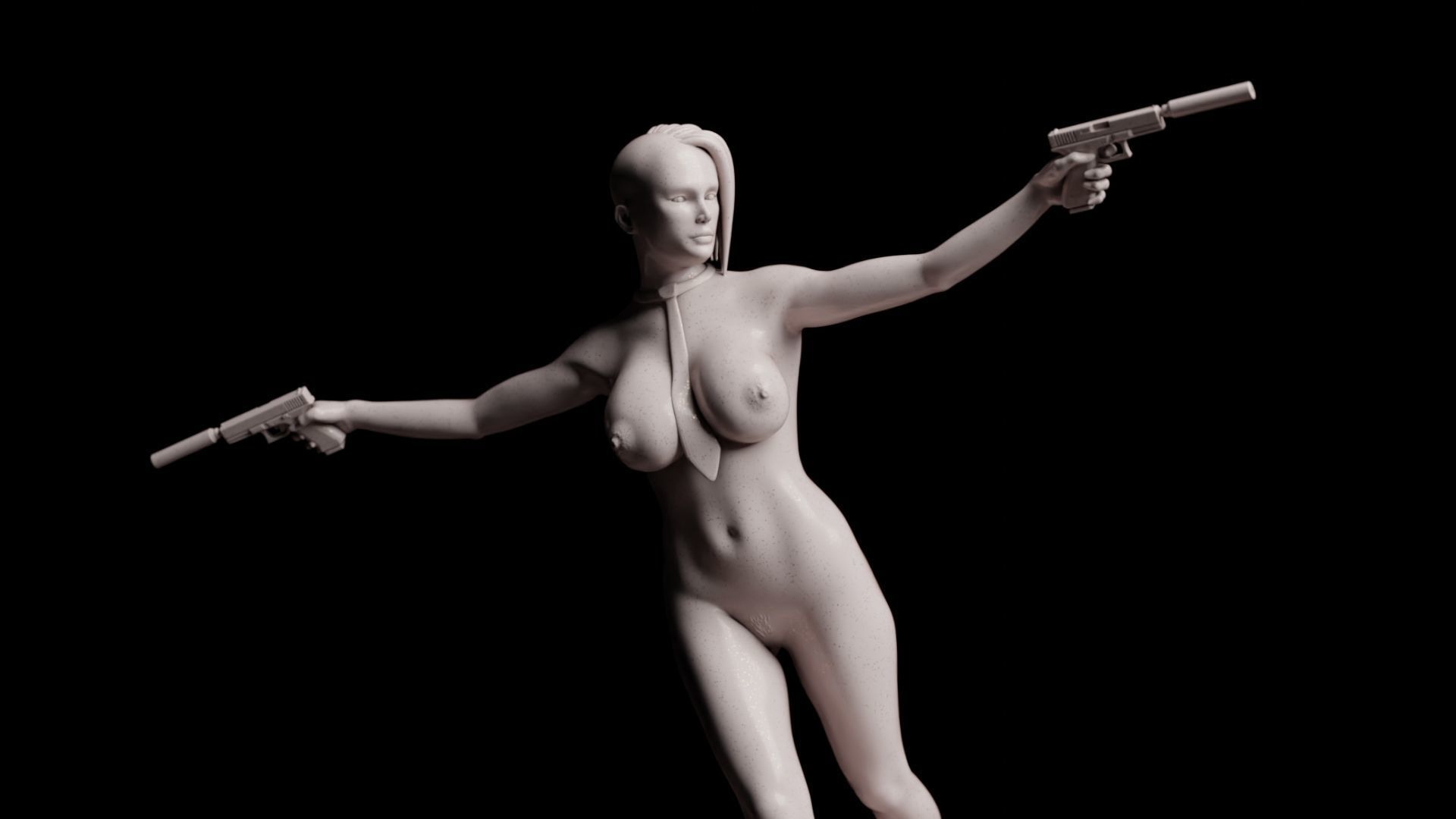 Hitman - Sexy Agent 47 3D print model_49