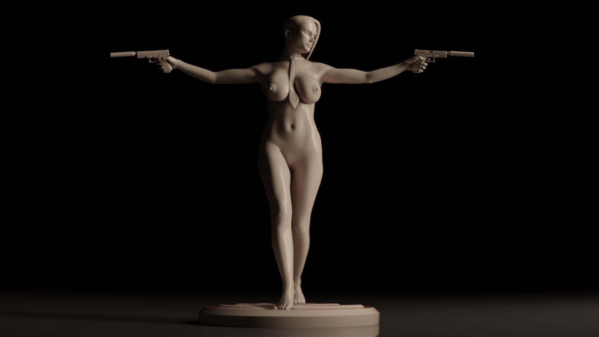 Hitman - Sexy Agent 47 3D print model_33