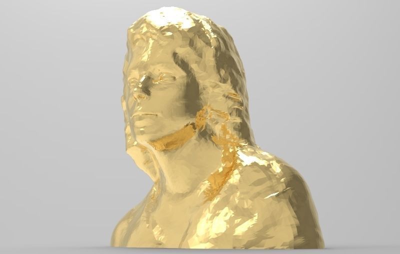 Michael Jackson Head Figure  3D print model_1