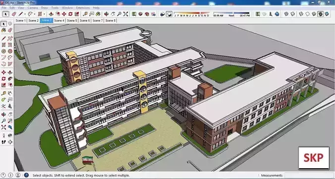 Sketchup School and University G6