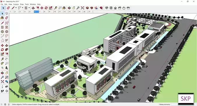 Sketchup School and University H1