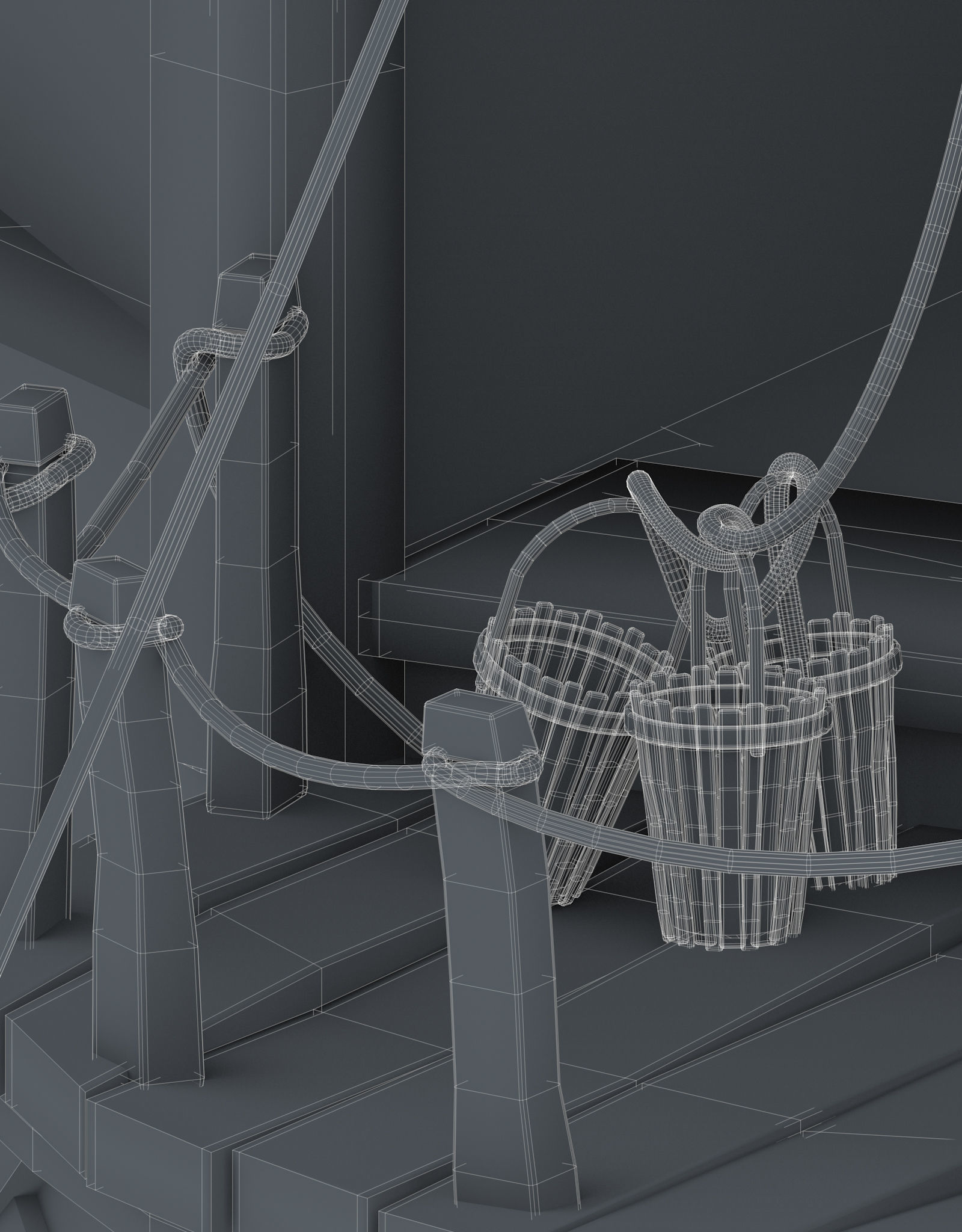 Watchtower castle 3D model_14