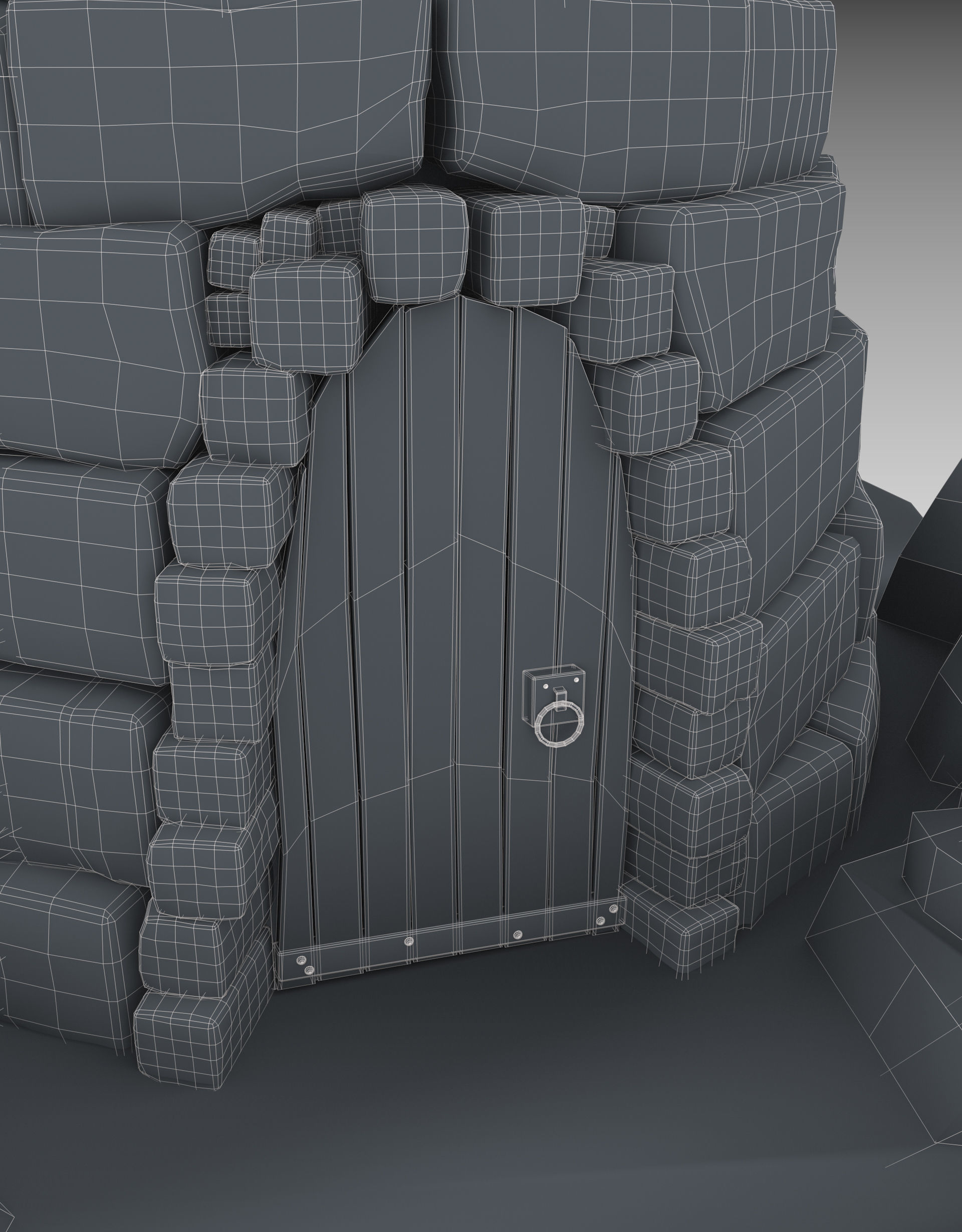 Watchtower castle 3D model_16