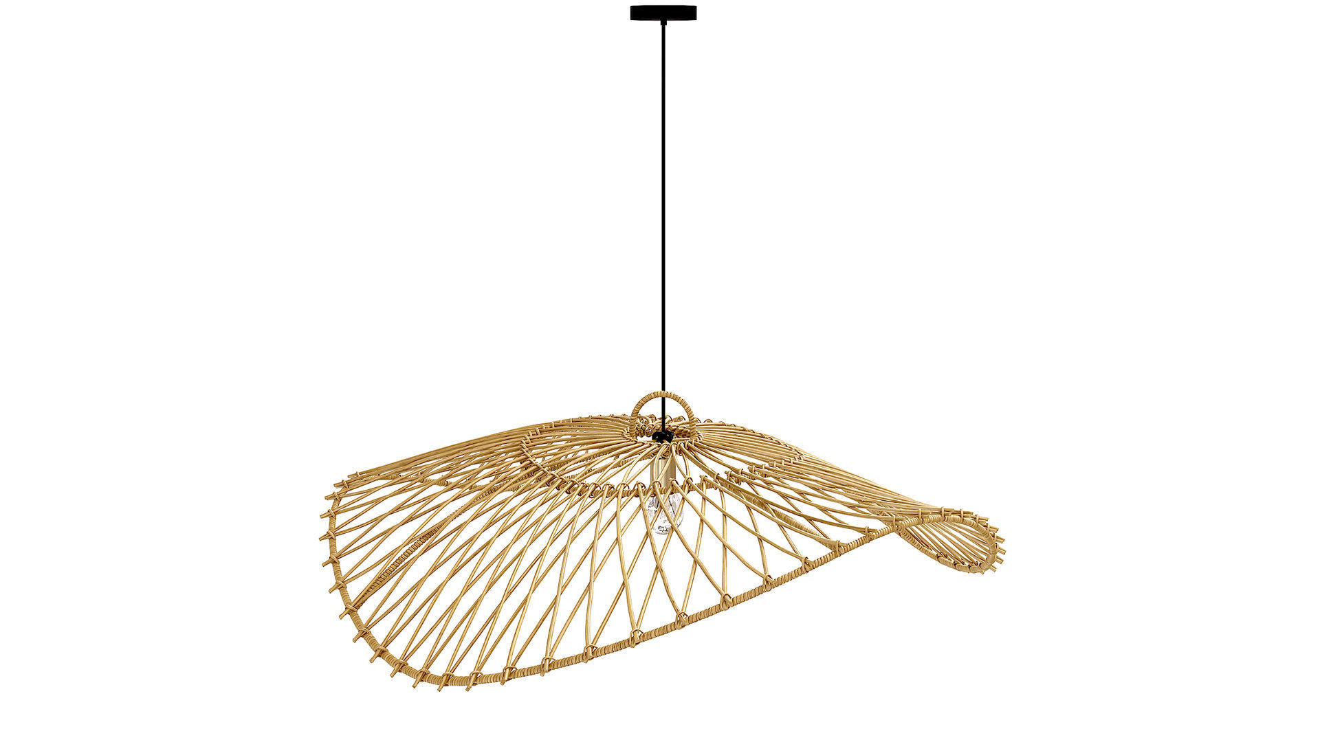 The Chapeau Pendant Natural Lamp Bazar Bizar 3D model_3