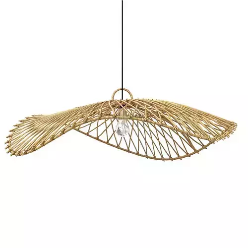 The Chapeau Pendant Natural Lamp Bazar Bizar 3D model