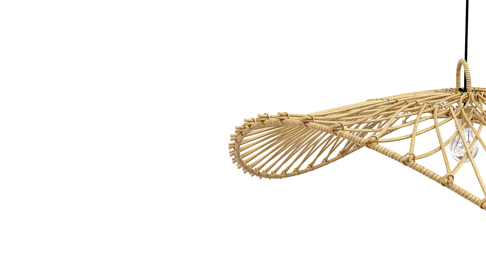 The Chapeau Pendant Natural Lamp Bazar Bizar 3D model_7