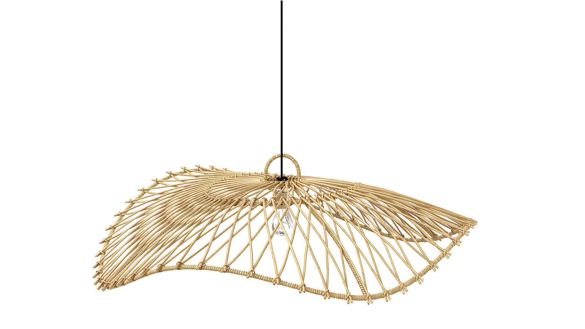 The Chapeau Pendant Natural Lamp Bazar Bizar 3D model_5