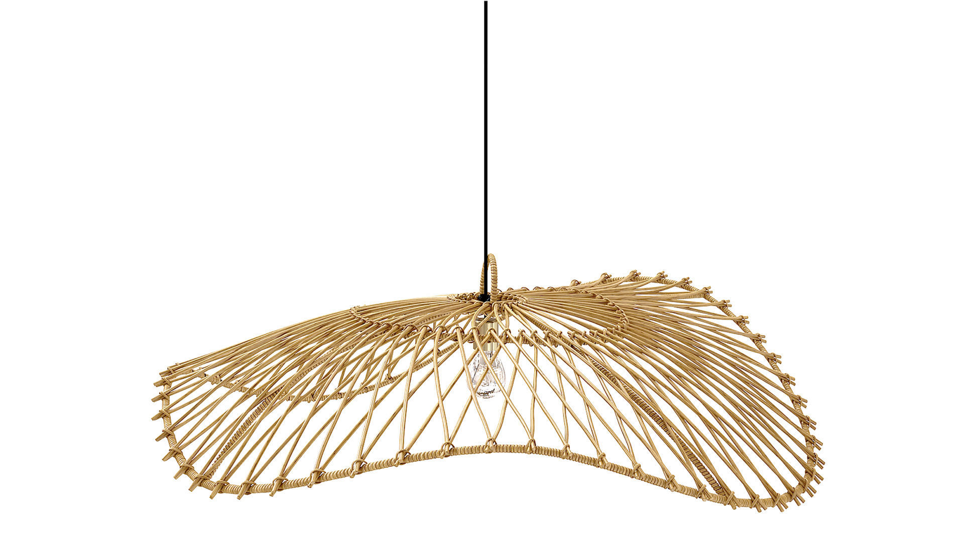 The Chapeau Pendant Natural Lamp Bazar Bizar 3D model_4
