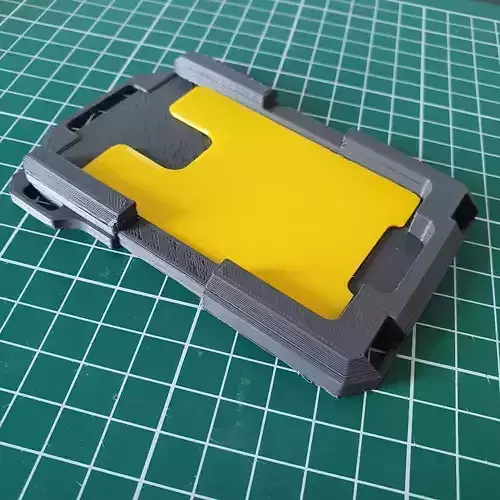 Tactcal slim card wallet - 3D Printed 3D print model