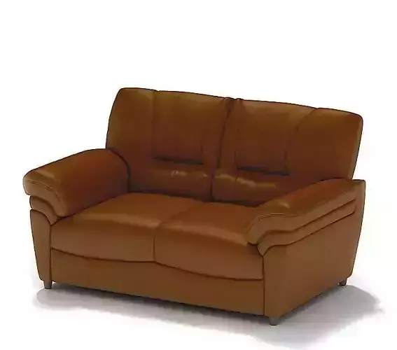 Short Brown Sofa