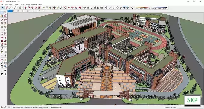 Sketchup School and University H2