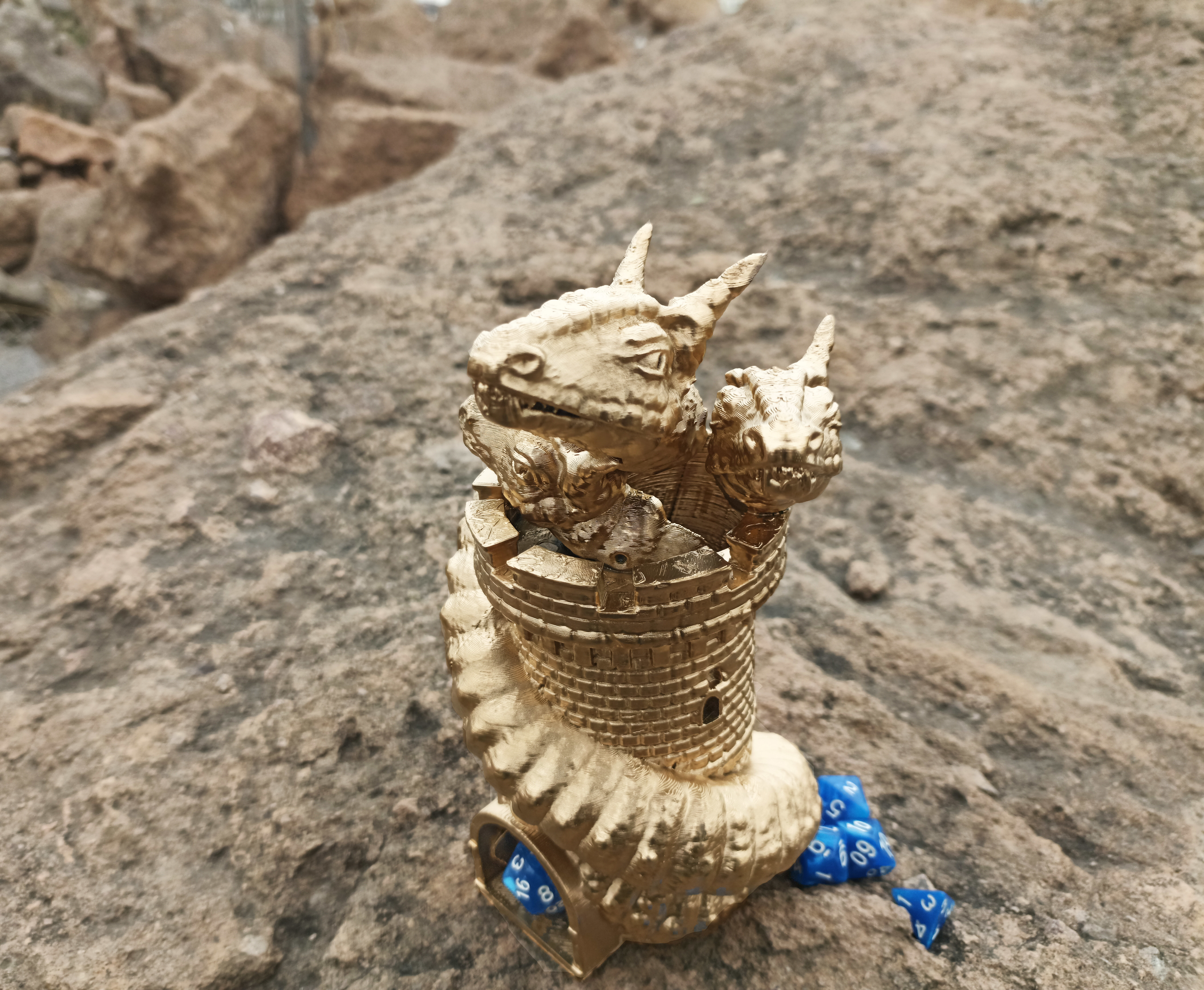 Dragon Dice Tower - DND Dragon Dice Tower 3D print model_3