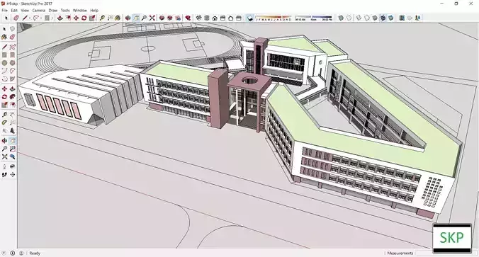 Sketchup School and University H9