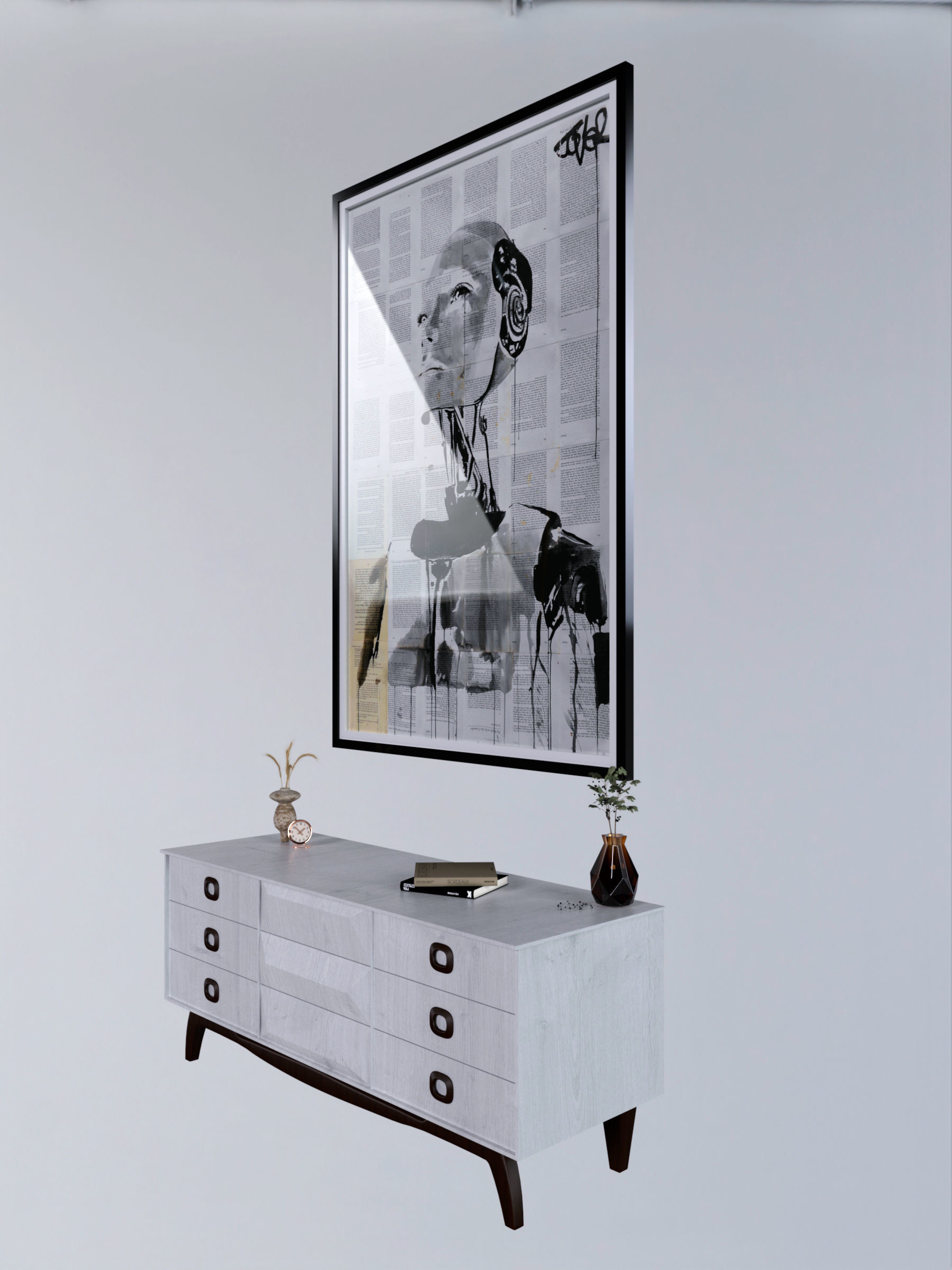 Chest with decor 3D model_1