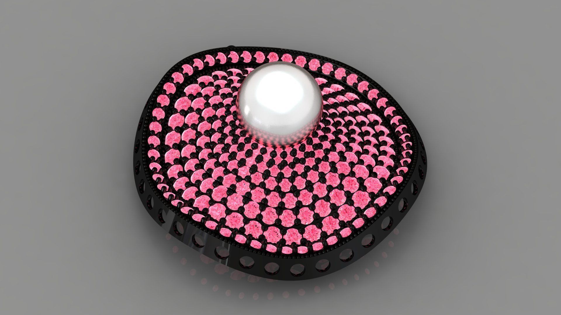 Cloud Necklece 3D print model_6