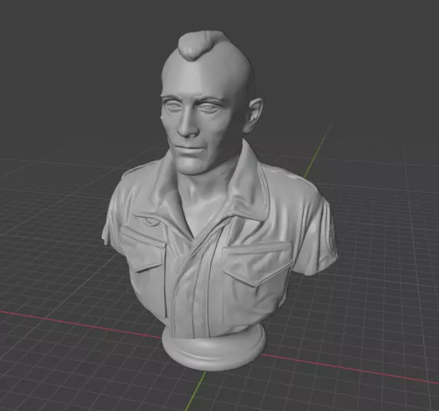 Robert De Niro 3D print model_11