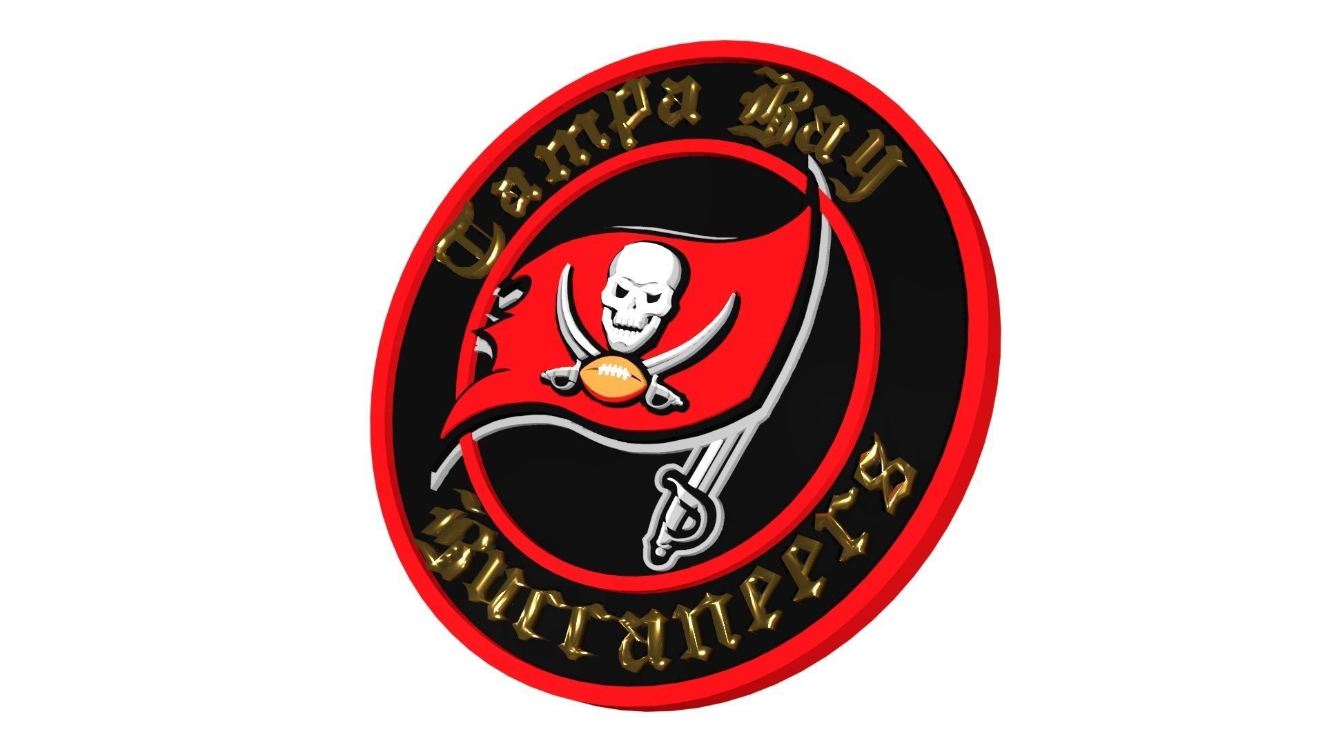 Tampa Bay Buccaneers disc 2 3D model_1