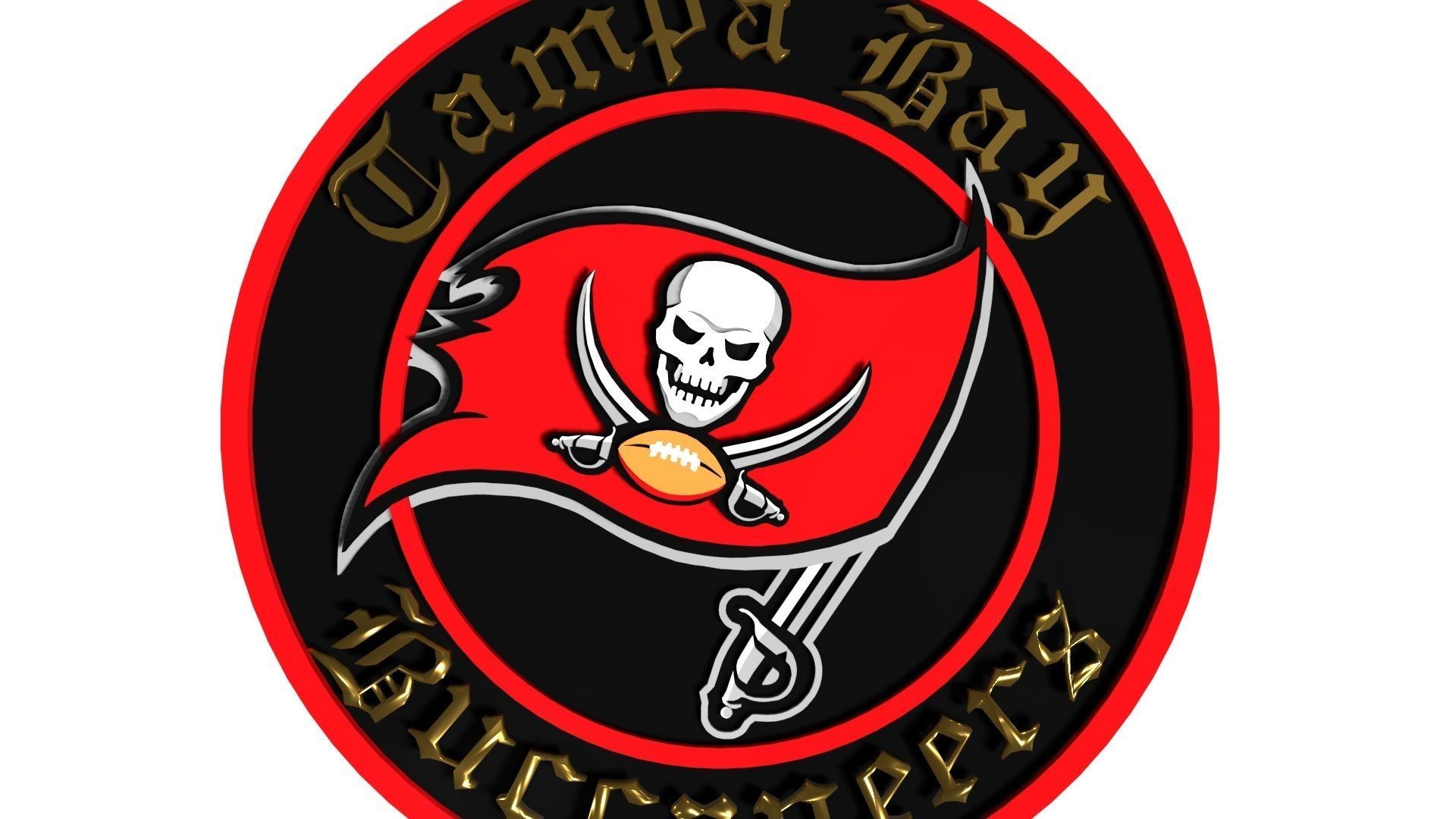 Tampa Bay Buccaneers disc 2 3D model_3