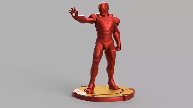 IRON MAN SHOOTING FIGURE