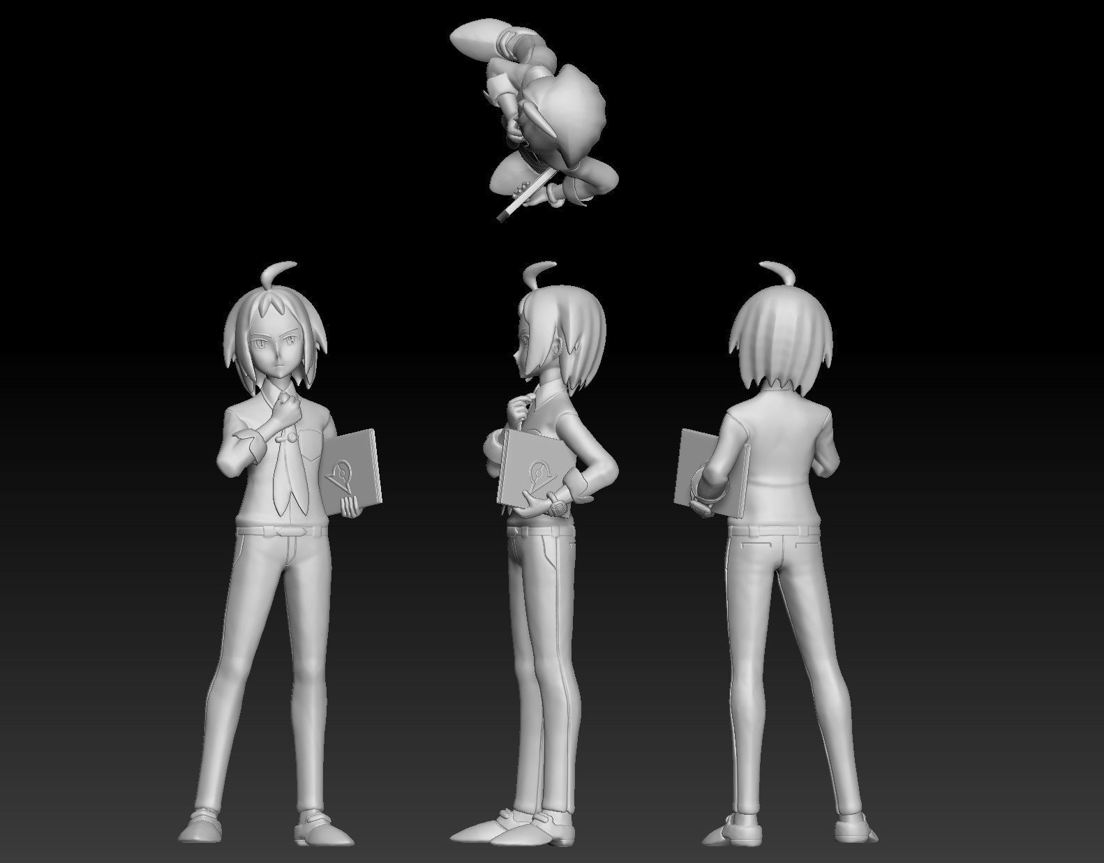 Pokemon Unova Gym Leader Cheren 3D print model_2