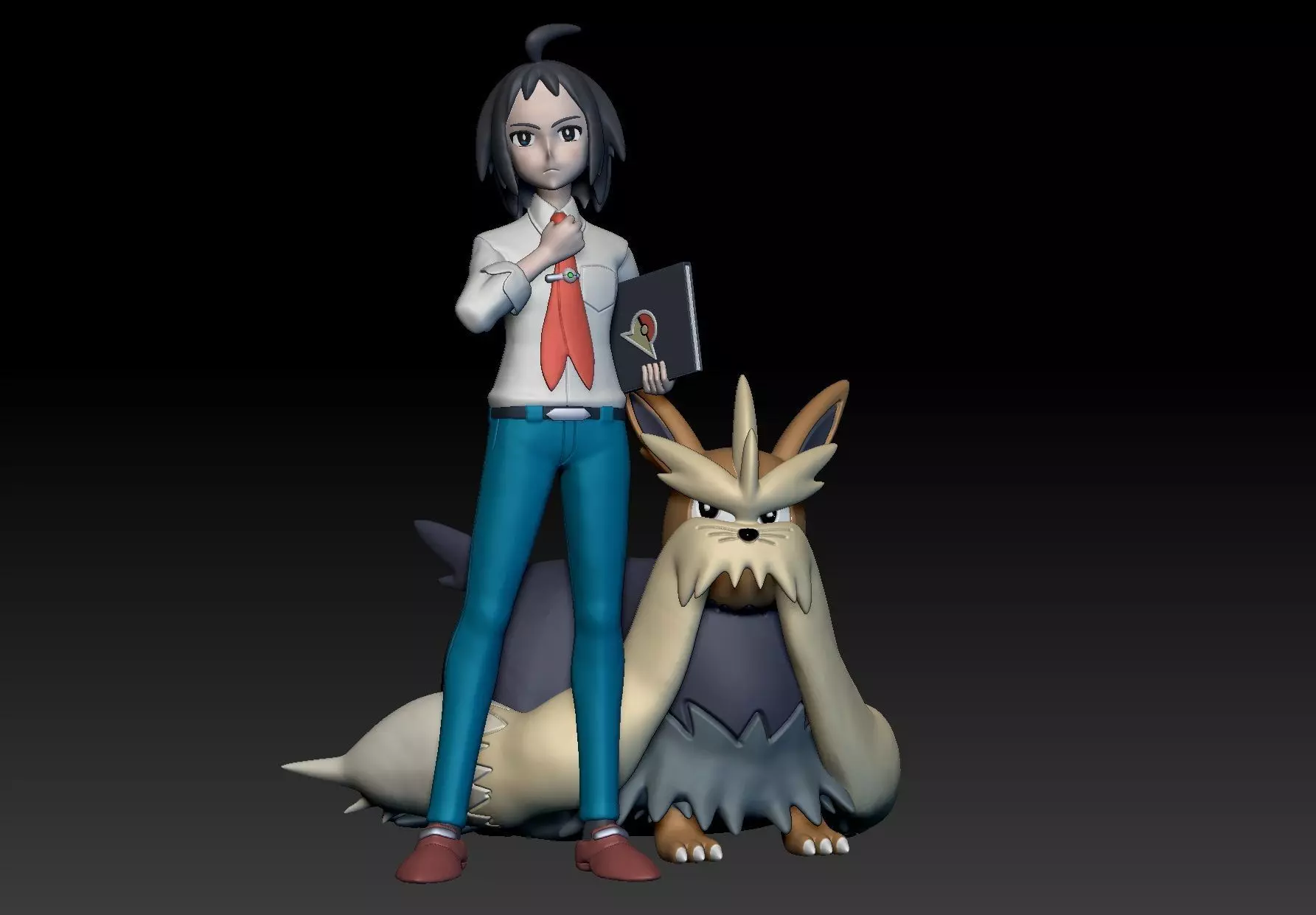 Pokemon Unova Gym Leader Cheren 3D print model_0