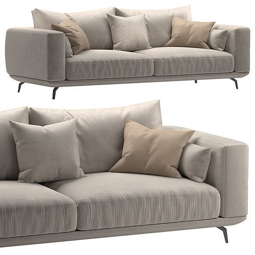 NR23 Three Seater Sofa 3D model