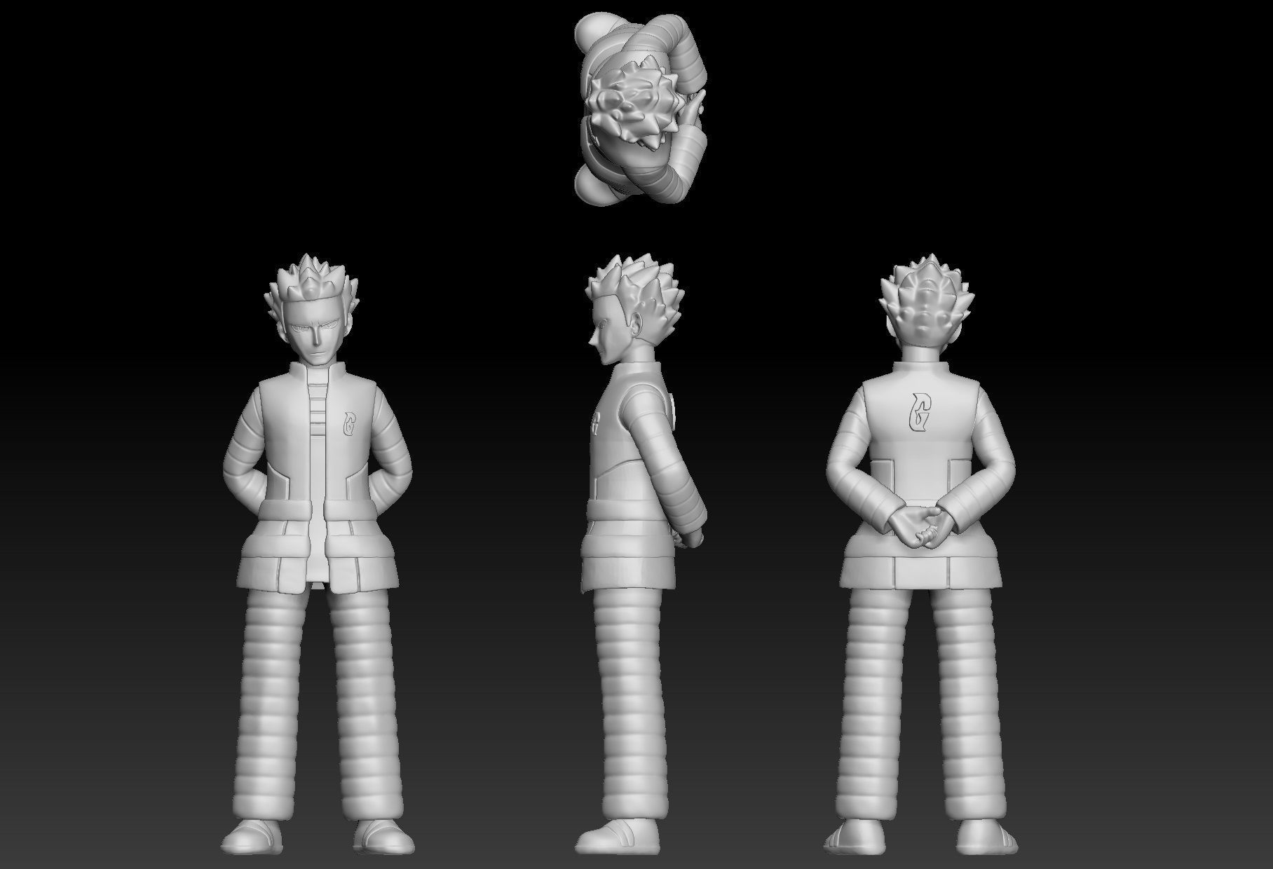 Pokemon Team Galactic Boss Cyrus 3D print model_2