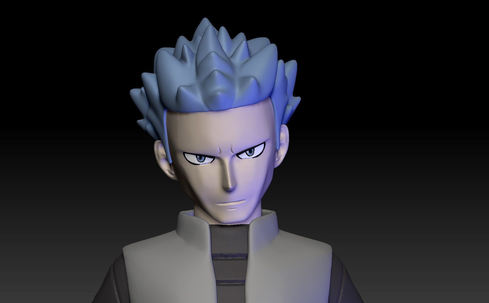 Pokemon Team Galactic Boss Cyrus 3D print model_1