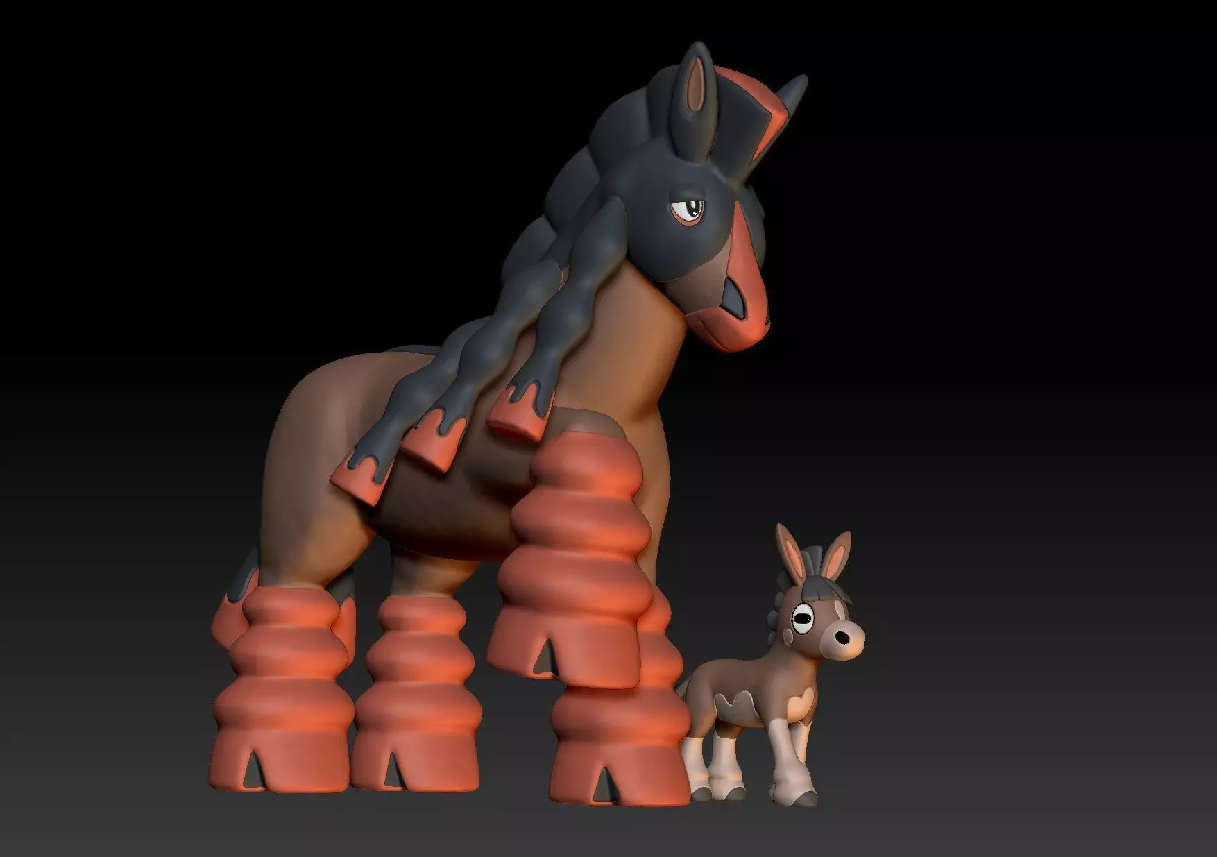 Pokemon Mudbray Mudsdale 3D print model_0