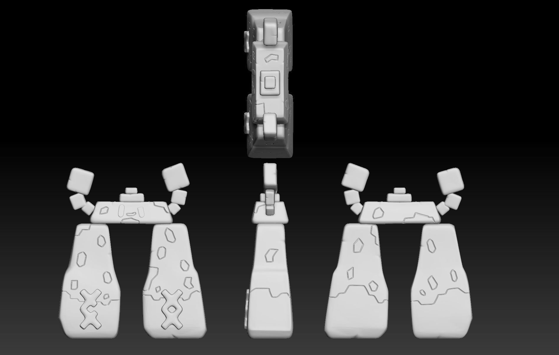 Pokemon Stonjourner 3D print model_1