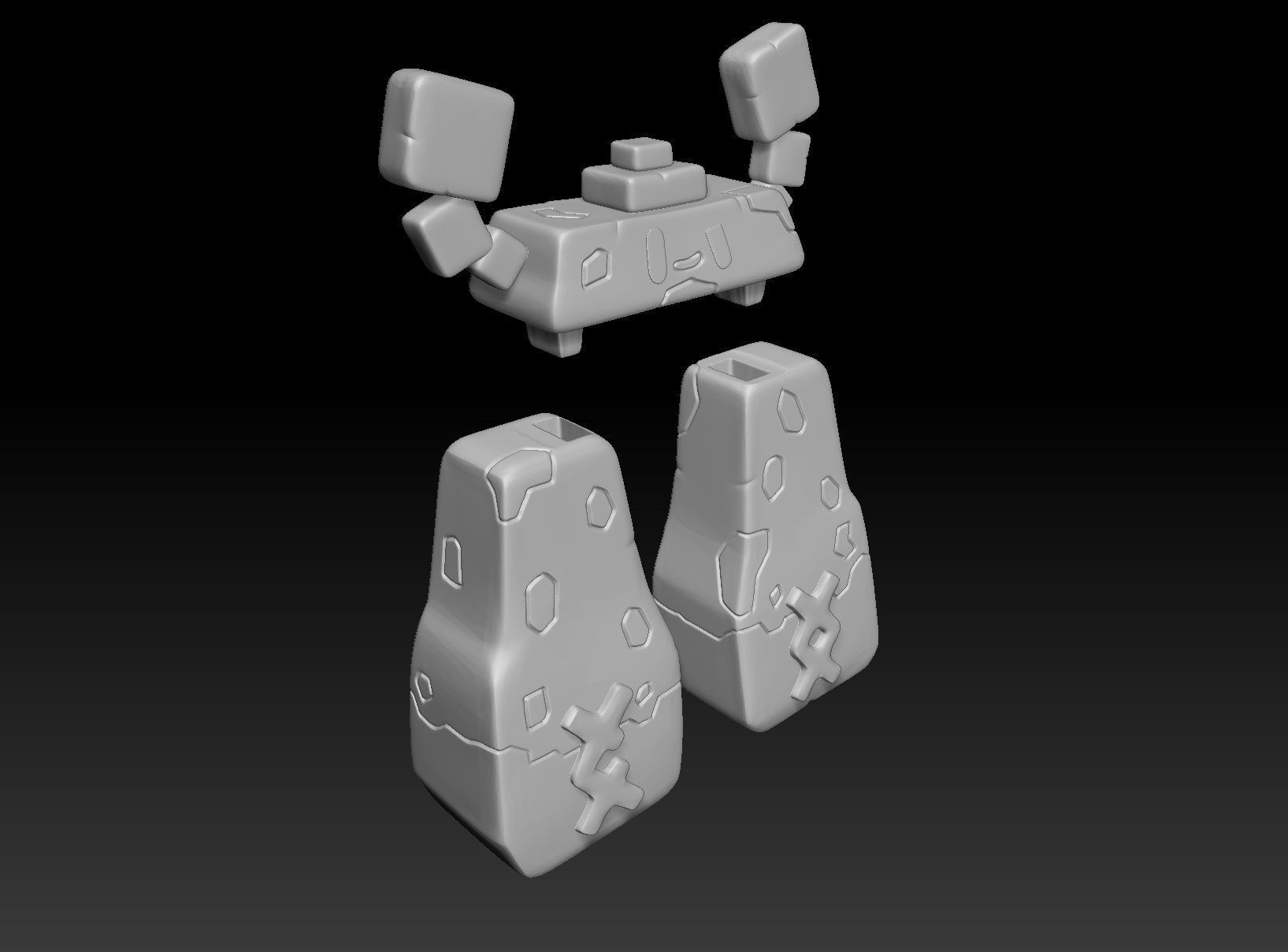 Pokemon Stonjourner 3D print model_2