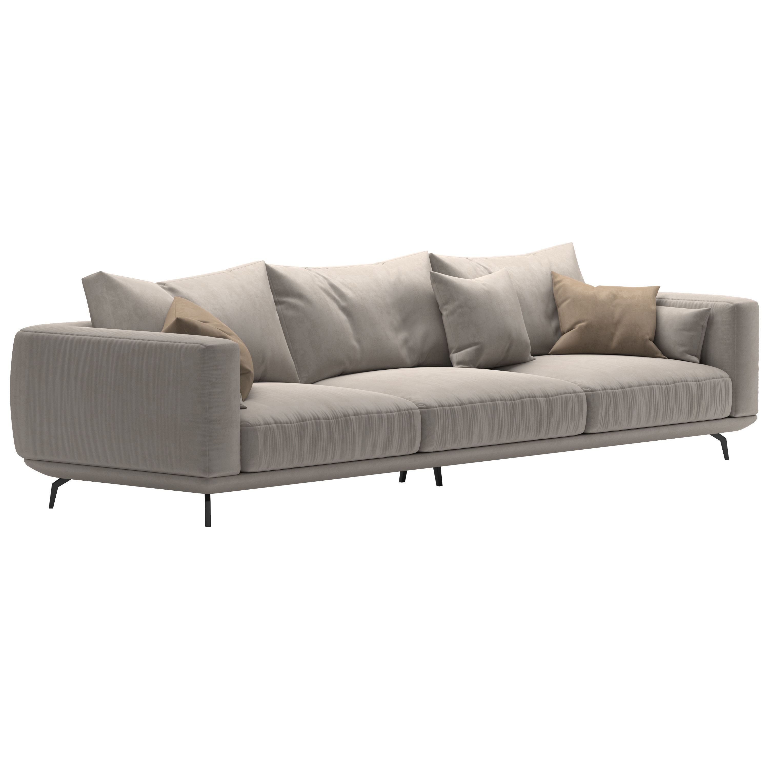 NR23 Three Seater Sofa 3D model_1