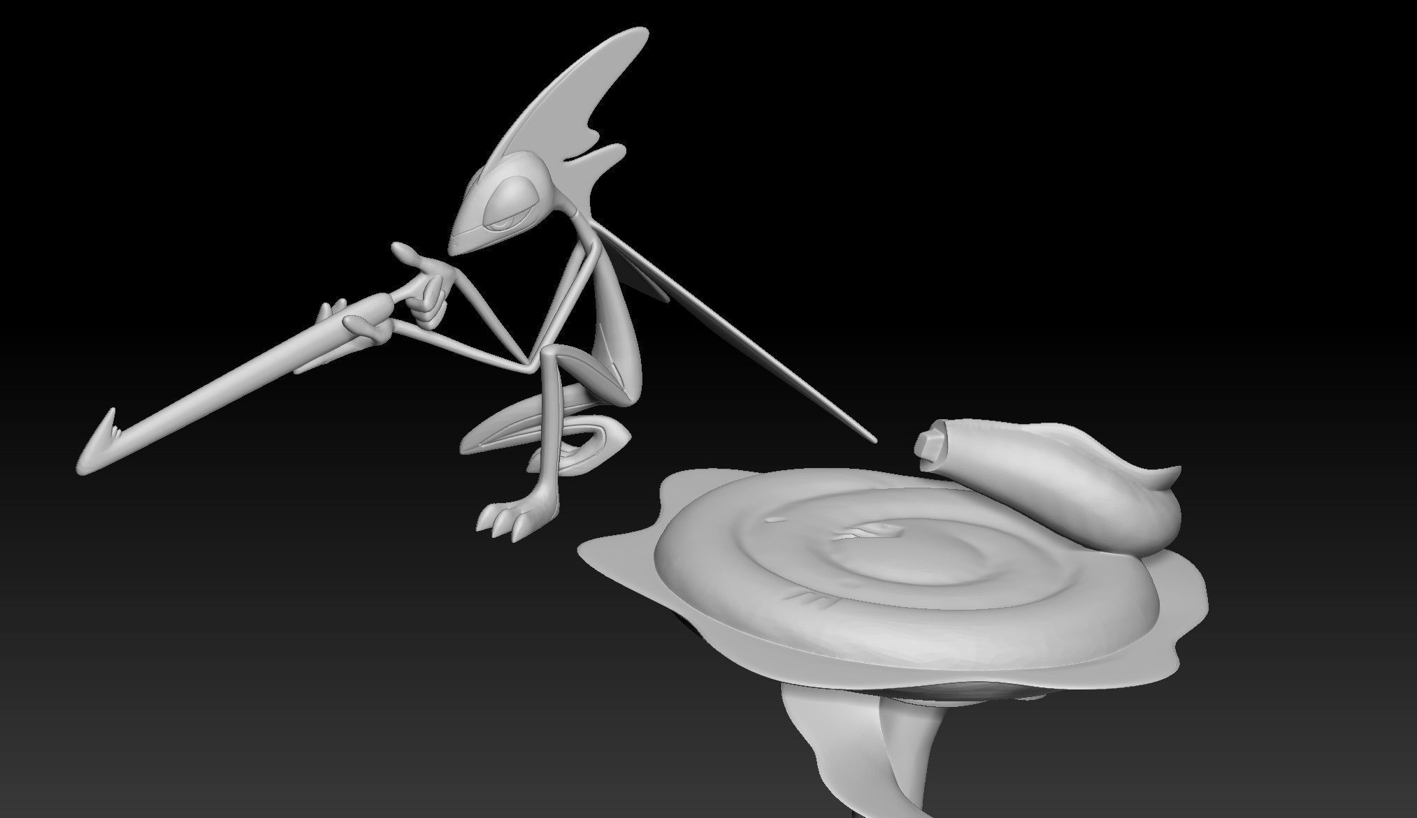 Pokemon Gigantamax Inteleon 3D print model_3