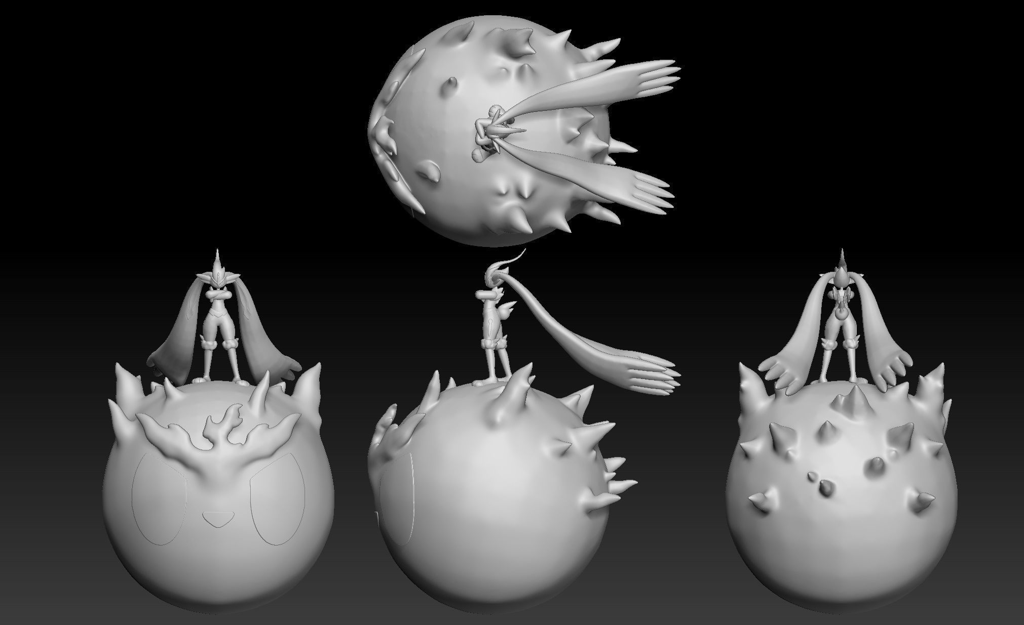 Pokemon Gigantamax Cinderace 3D print model_2